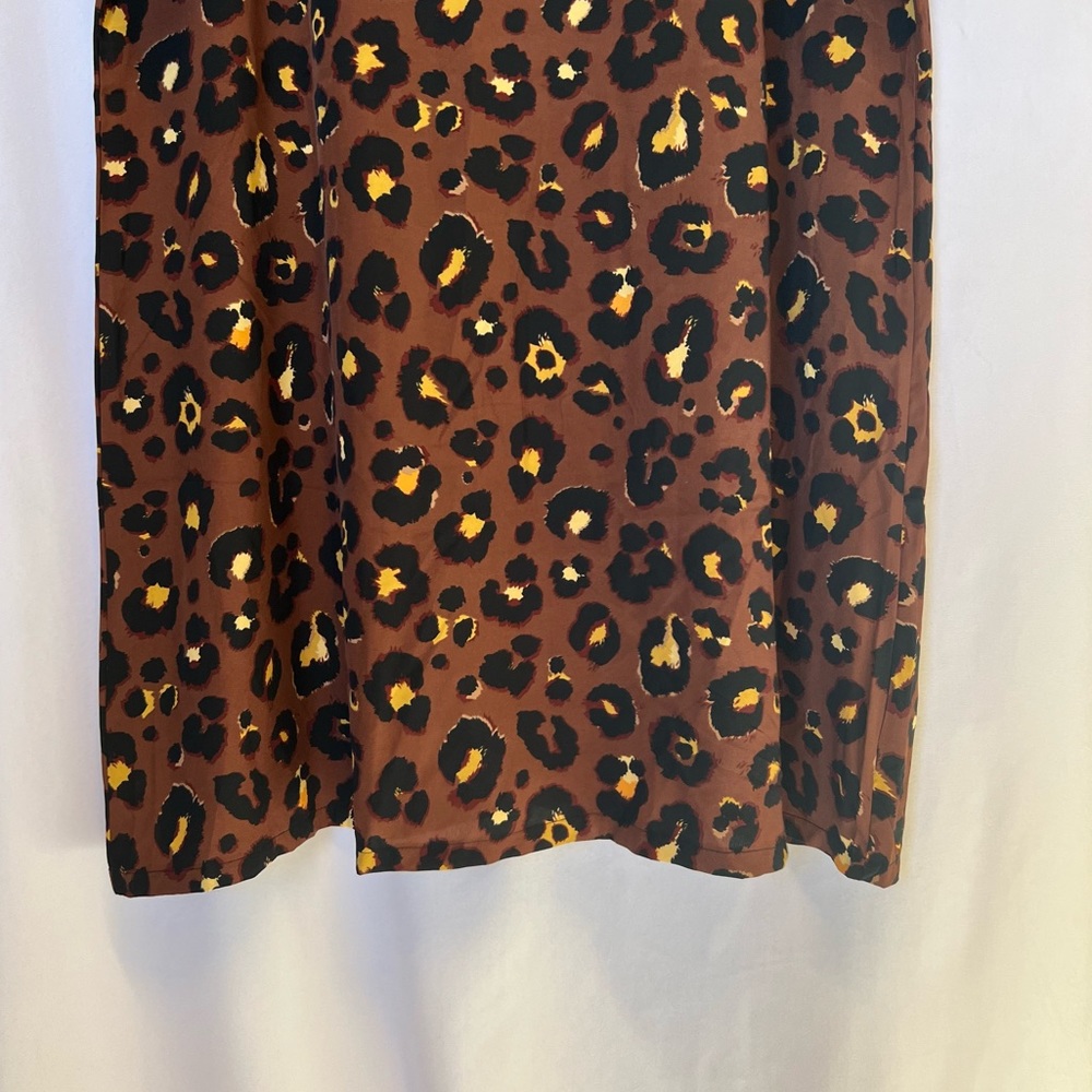 SHEIN Curve women’s Size 3x leopard print tshirt style dress - Picture 4 of 6